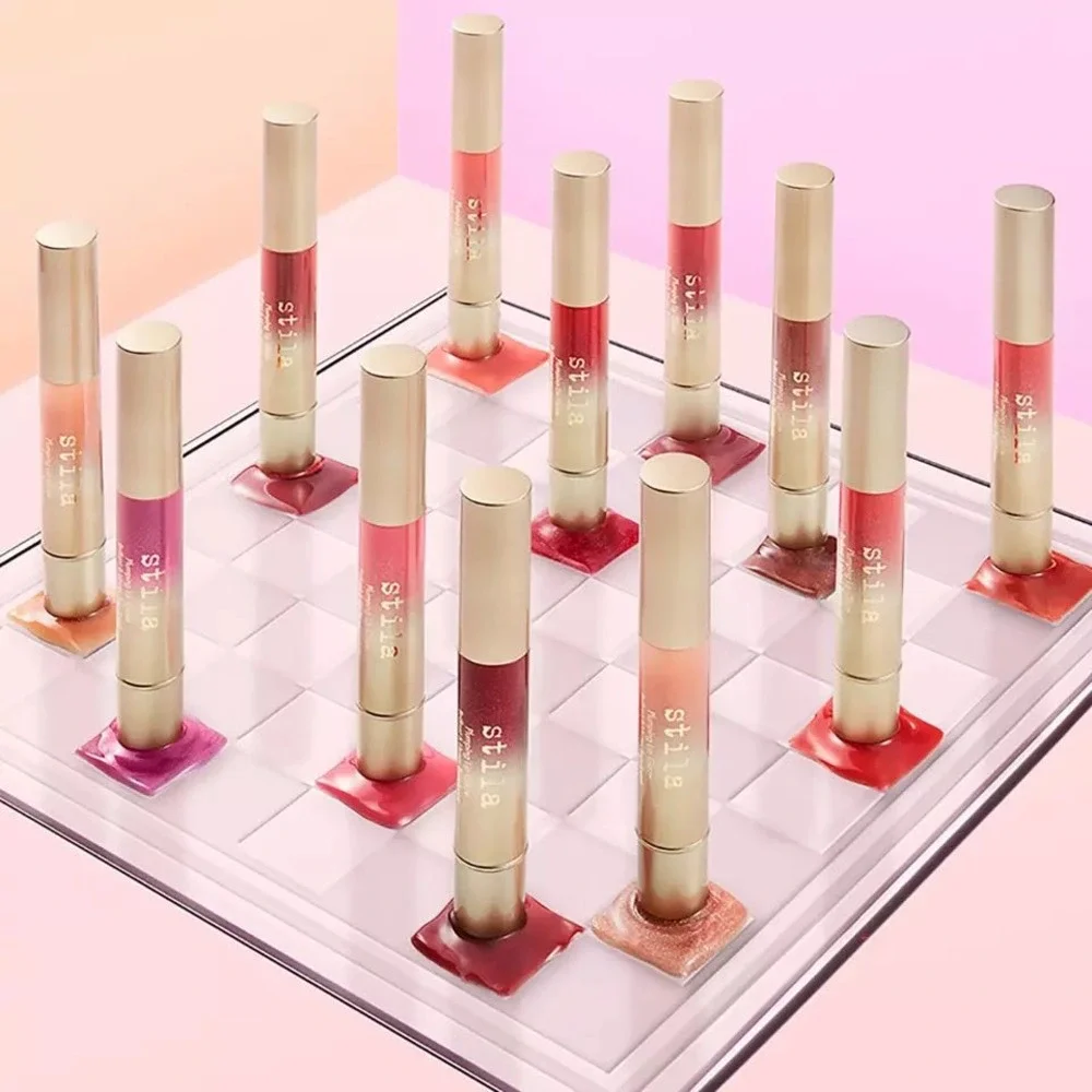 NEW Stile Plumping Lip Glaze Davina Pink High Shine Gloss 0.11oz